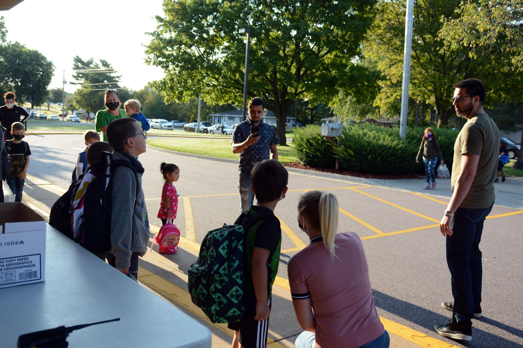 First day of school 2020 in Baraboo